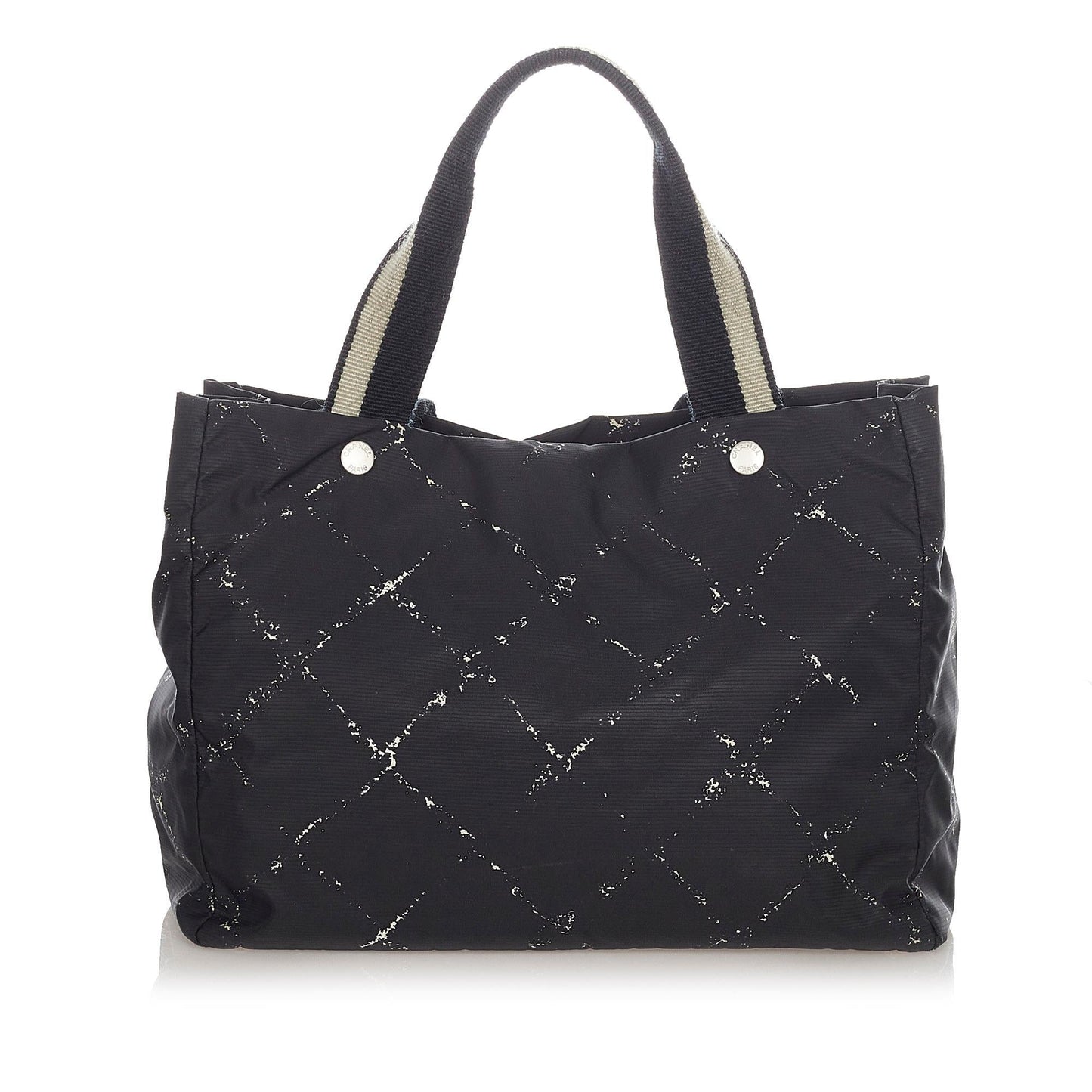 Chanel Old Travel Line Nylon Tote Bag (SHG-23286)