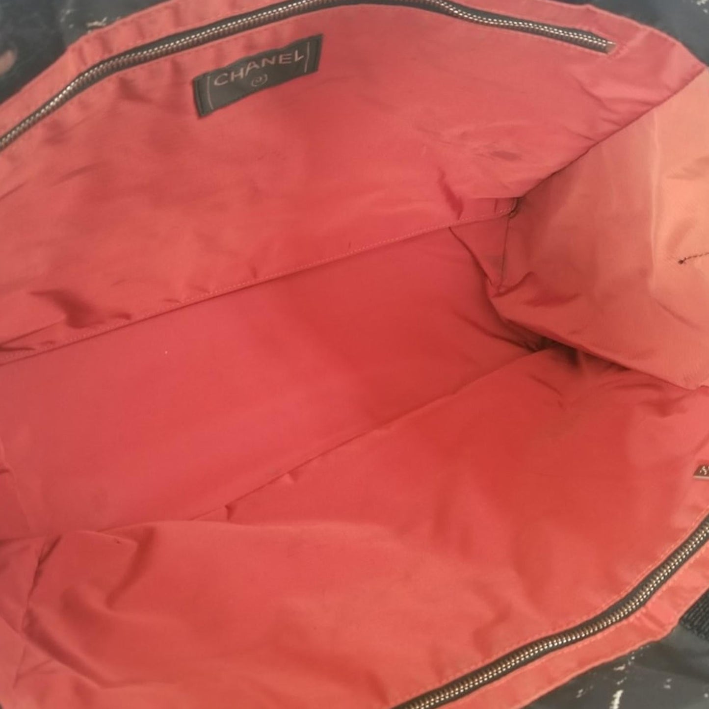 Chanel Old Travel Line Nylon Tote Bag (SHG-25959)