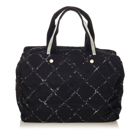 Chanel Old Travel Line Nylon Tote Bag (SHG-27898)