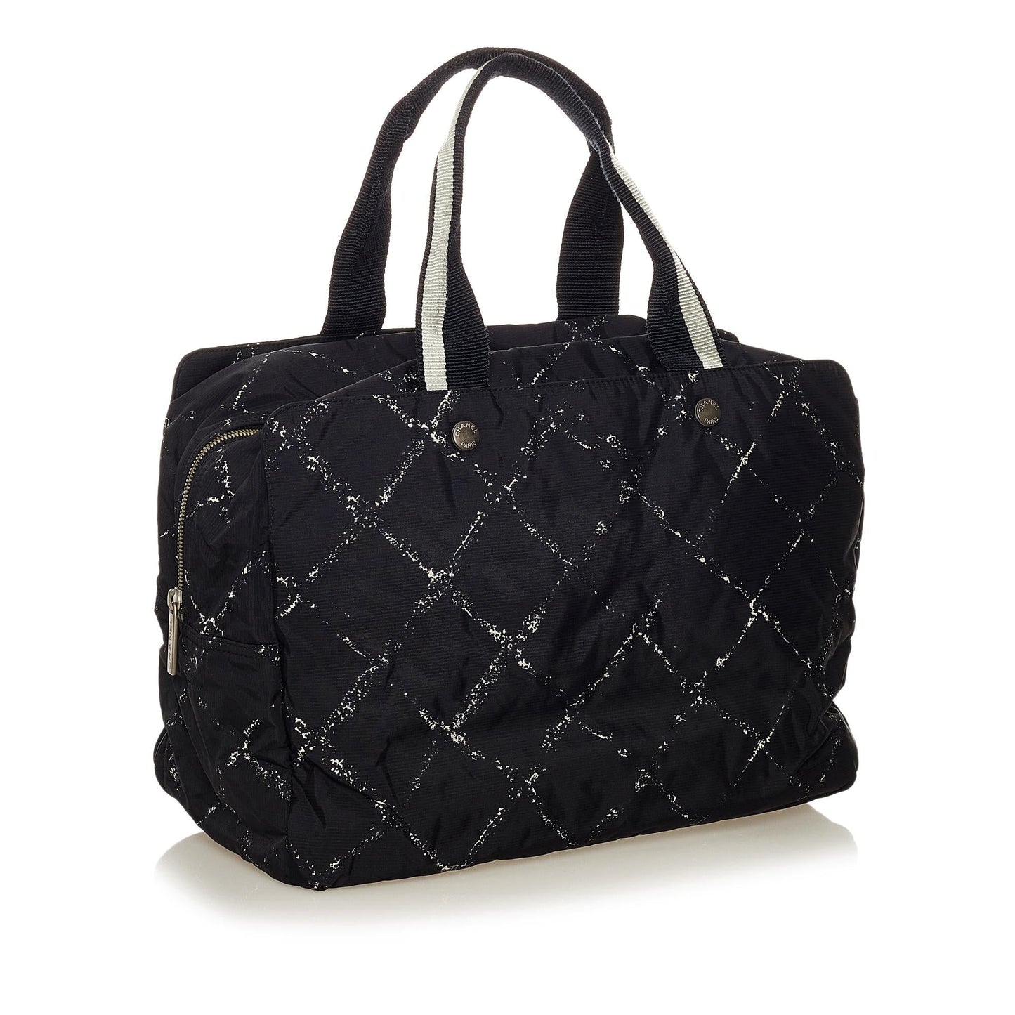 Chanel Old Travel Line Nylon Tote Bag (SHG-27898)