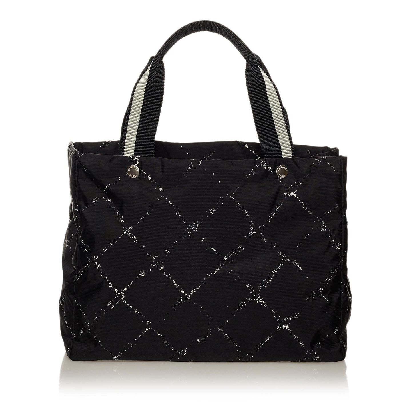 Chanel Old Travel Line Nylon Tote Bag (SHG-28505)