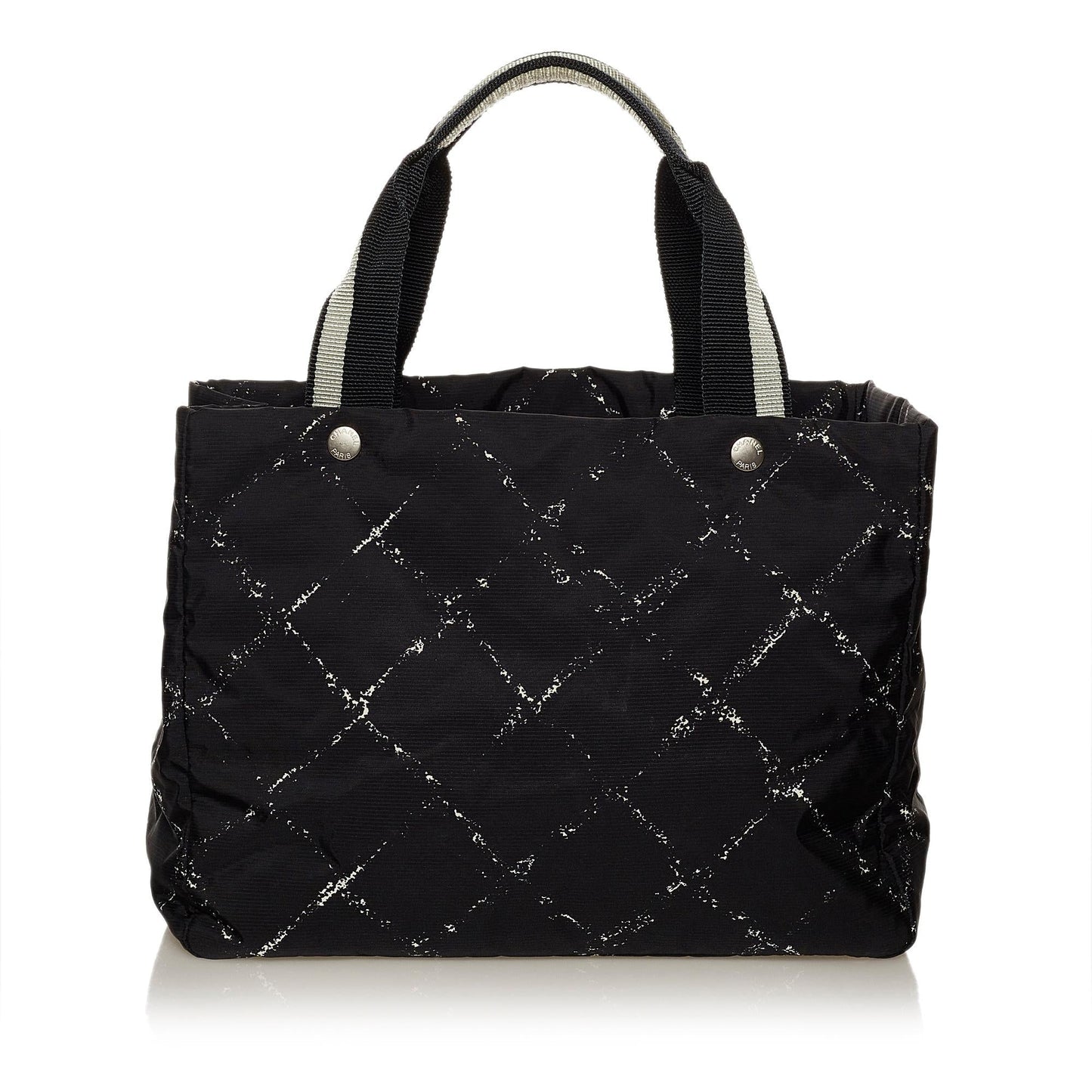 Chanel Old Travel Line Nylon Tote Bag (SHG-28505)