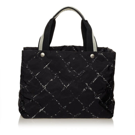 Chanel Old Travel Line Nylon Tote Bag (SHG-28505)