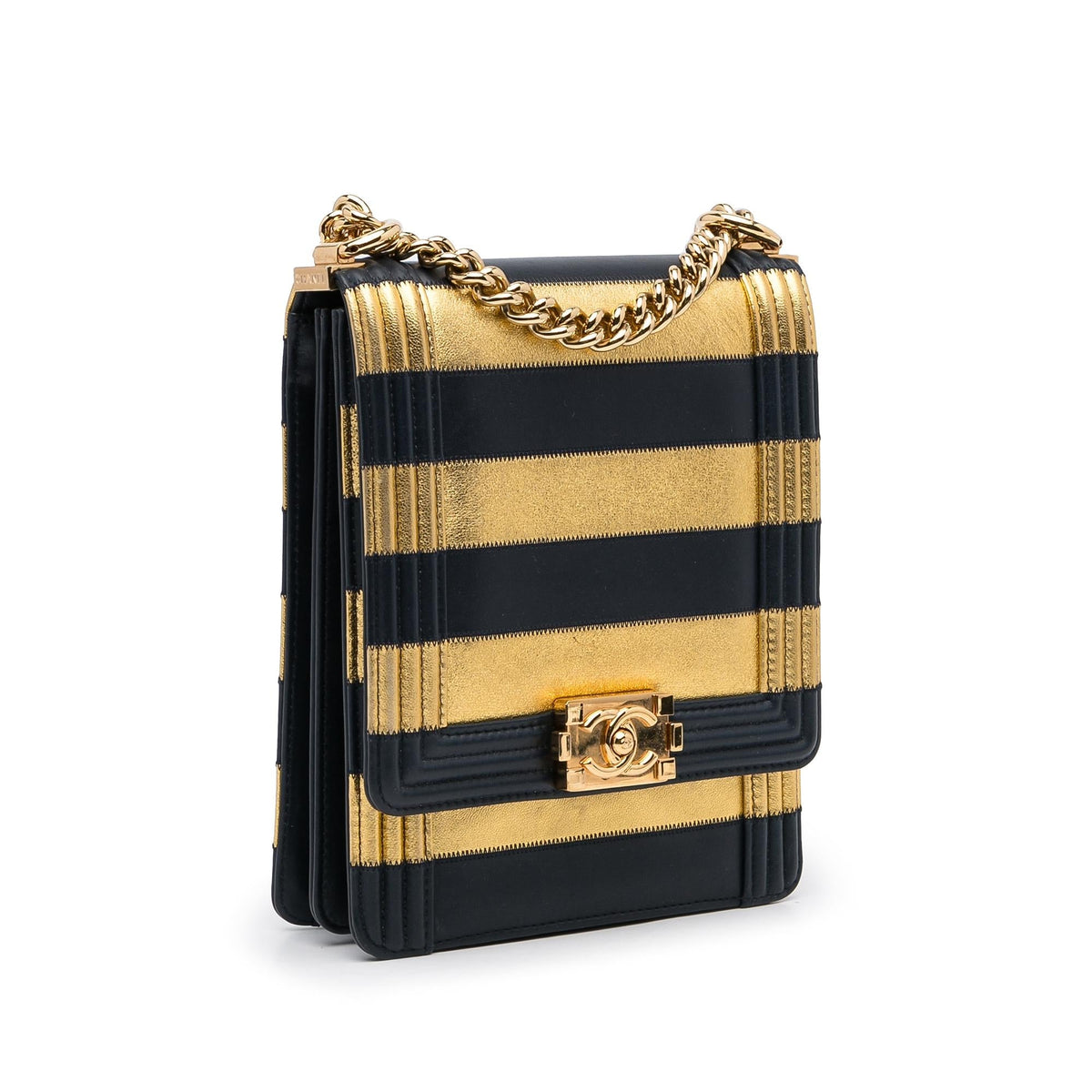 Chanel Paris-New York North South Boy Flap (SHG-rPN9kT)
