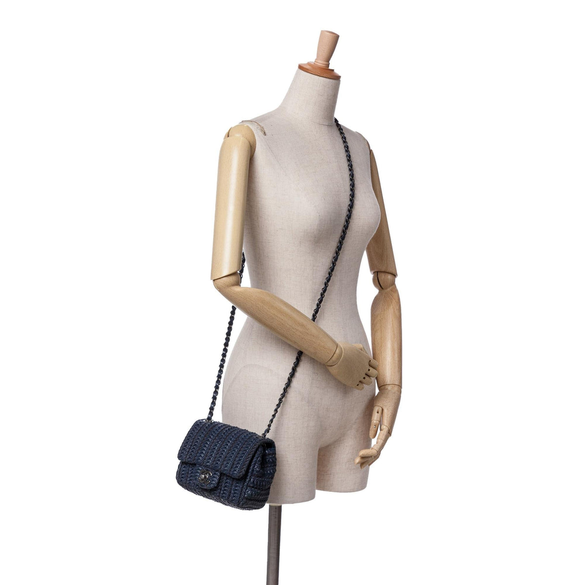 Chanel Paris Seoul Mini Crochet Lambskin Single Flap (SHG-Sk7tO1)