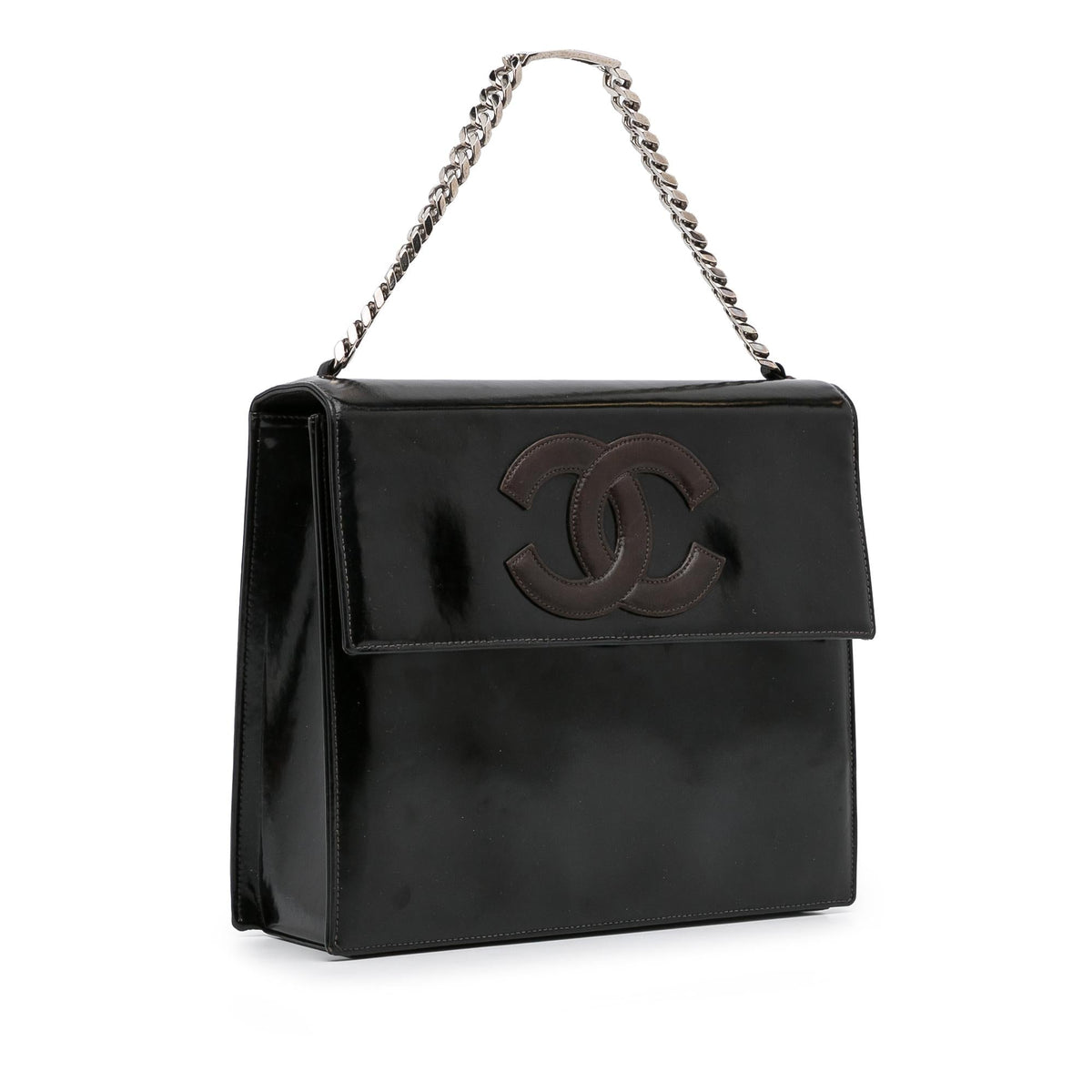 Chanel Patent Flap Handbag (SHG-WgjTfx)