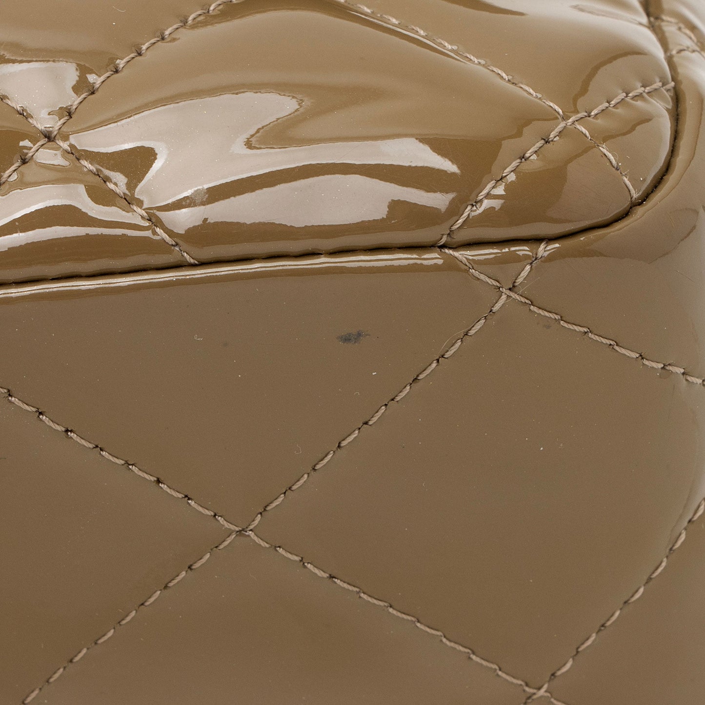Chanel Patent Leather Classic Jumbo Double Flap Bag