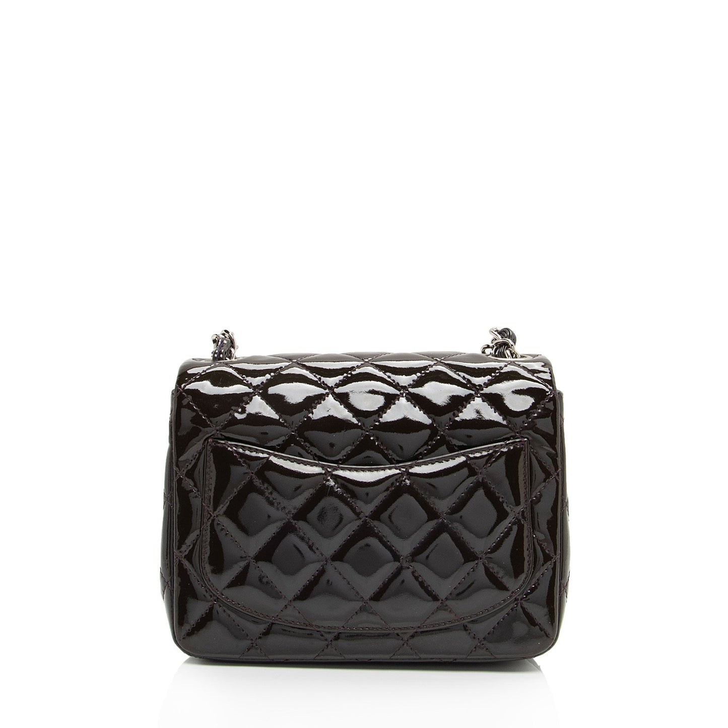 Chanel Patent Leather Classic Square Mini Flap Bag