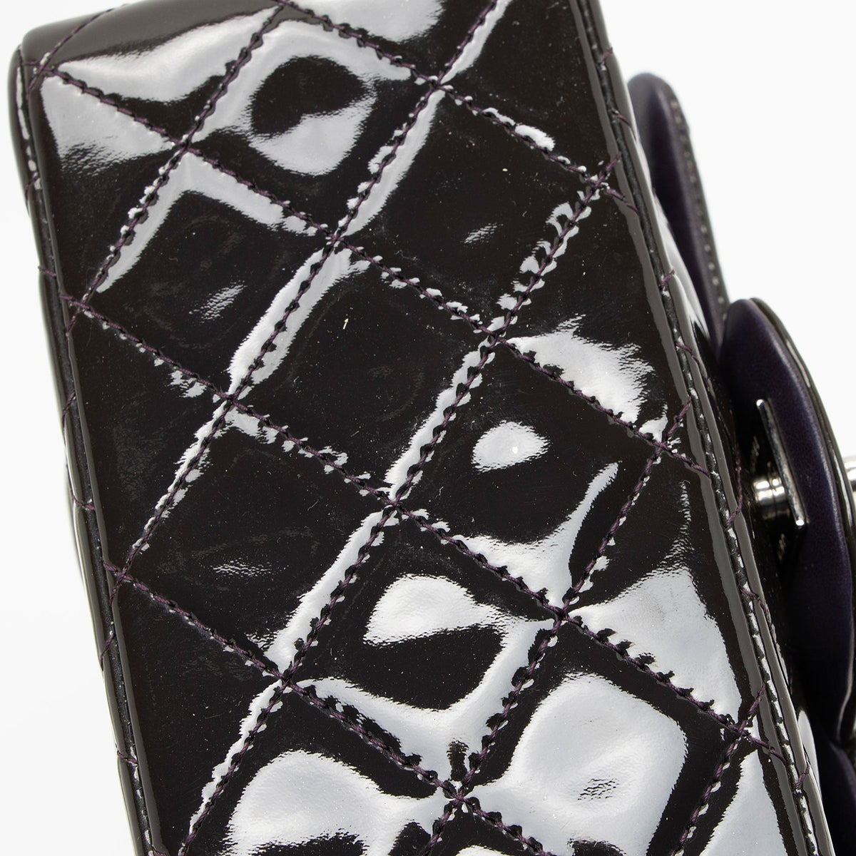 Chanel Patent Leather Classic Square Mini Flap Bag