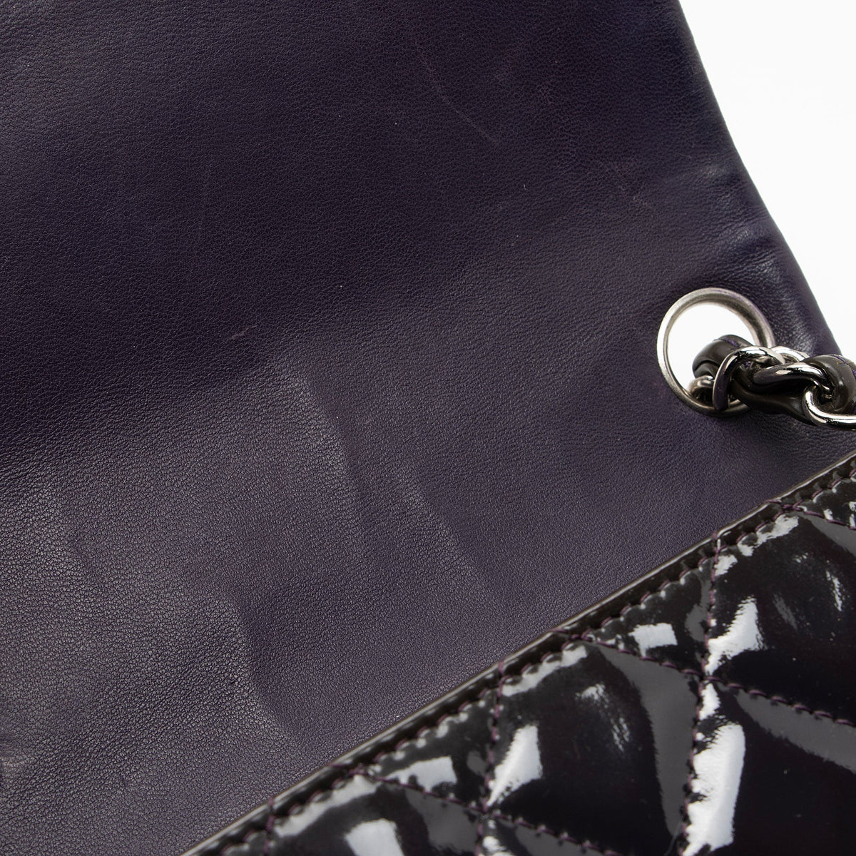 Chanel Patent Leather Classic Square Mini Flap Bag
