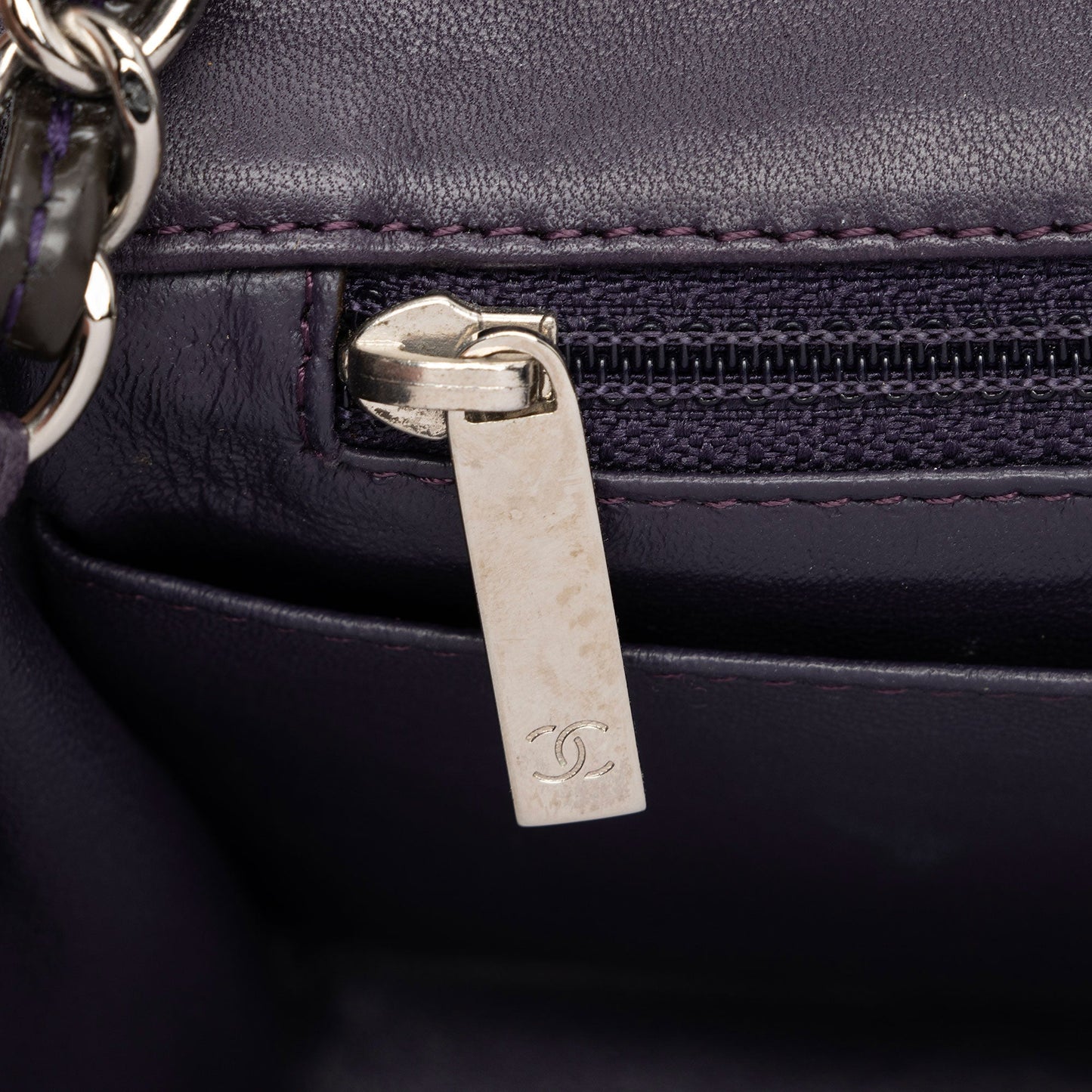 Chanel Patent Leather Classic Square Mini Flap Bag