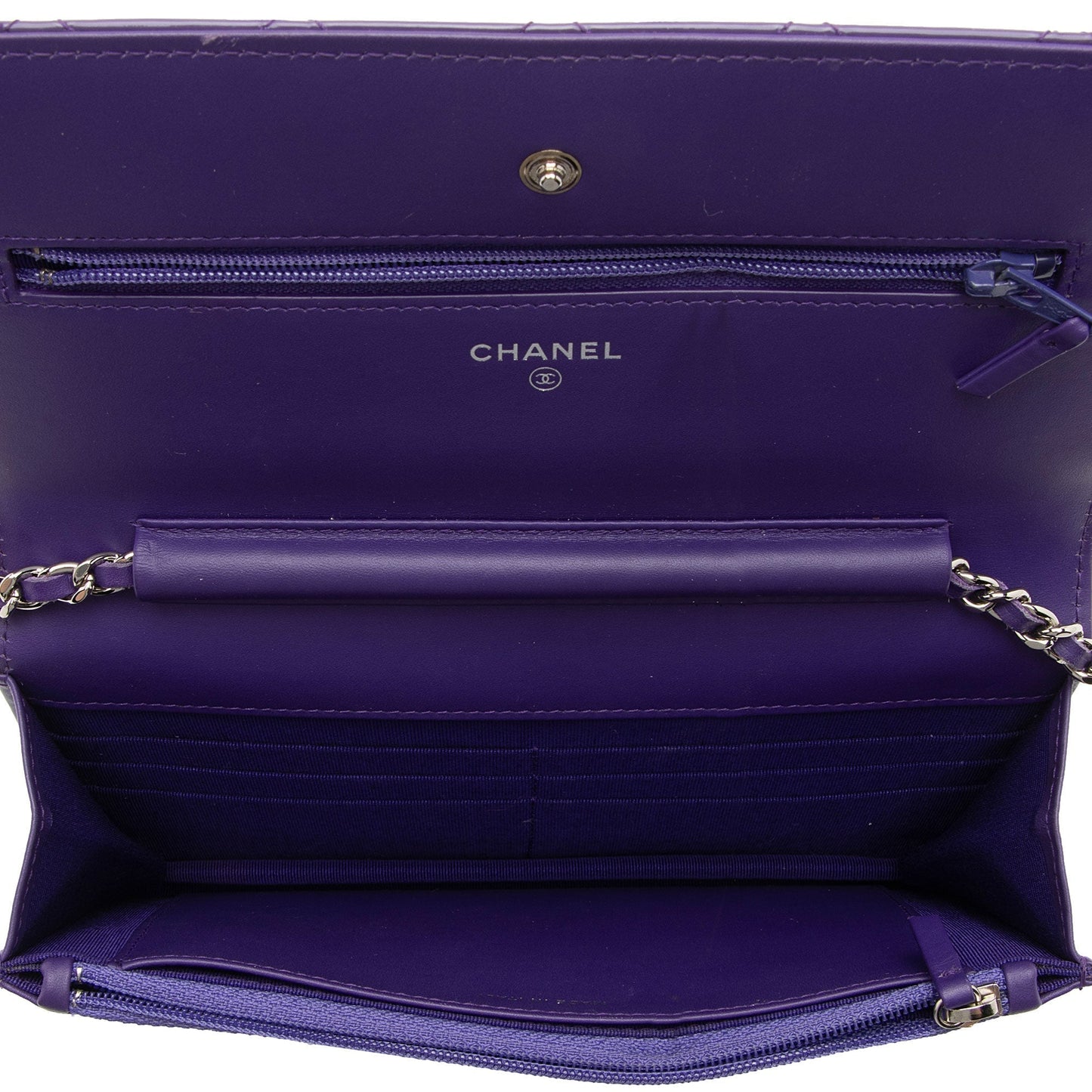 Chanel Patent Leather Classic Wallet on Chain Bag