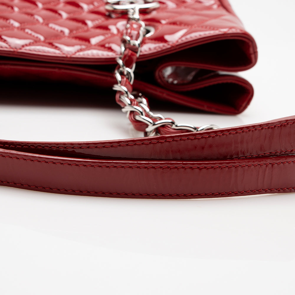 Chanel Patent Leather North South Tote (SHF-15687)