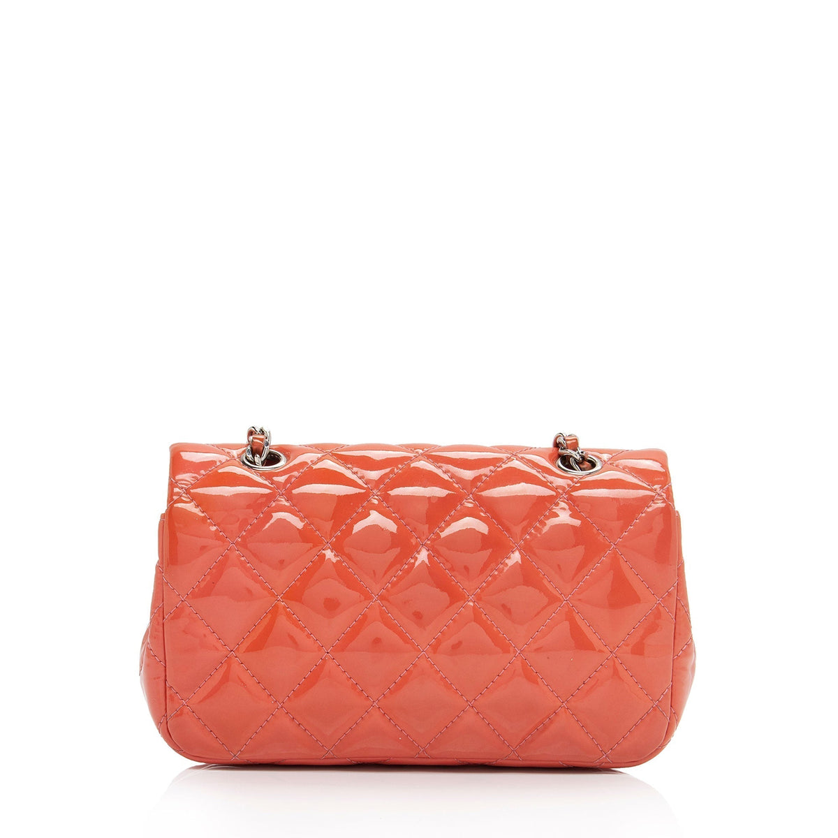 Chanel Patent Leather Rectangular Extra Mini Flap Bag