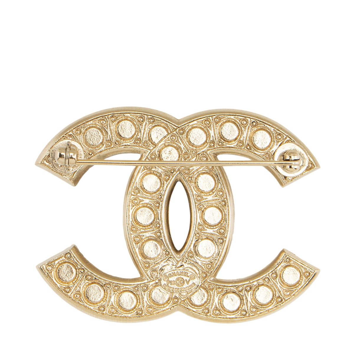 Chanel Pearl CC Brooch (SHF-KY02qw)