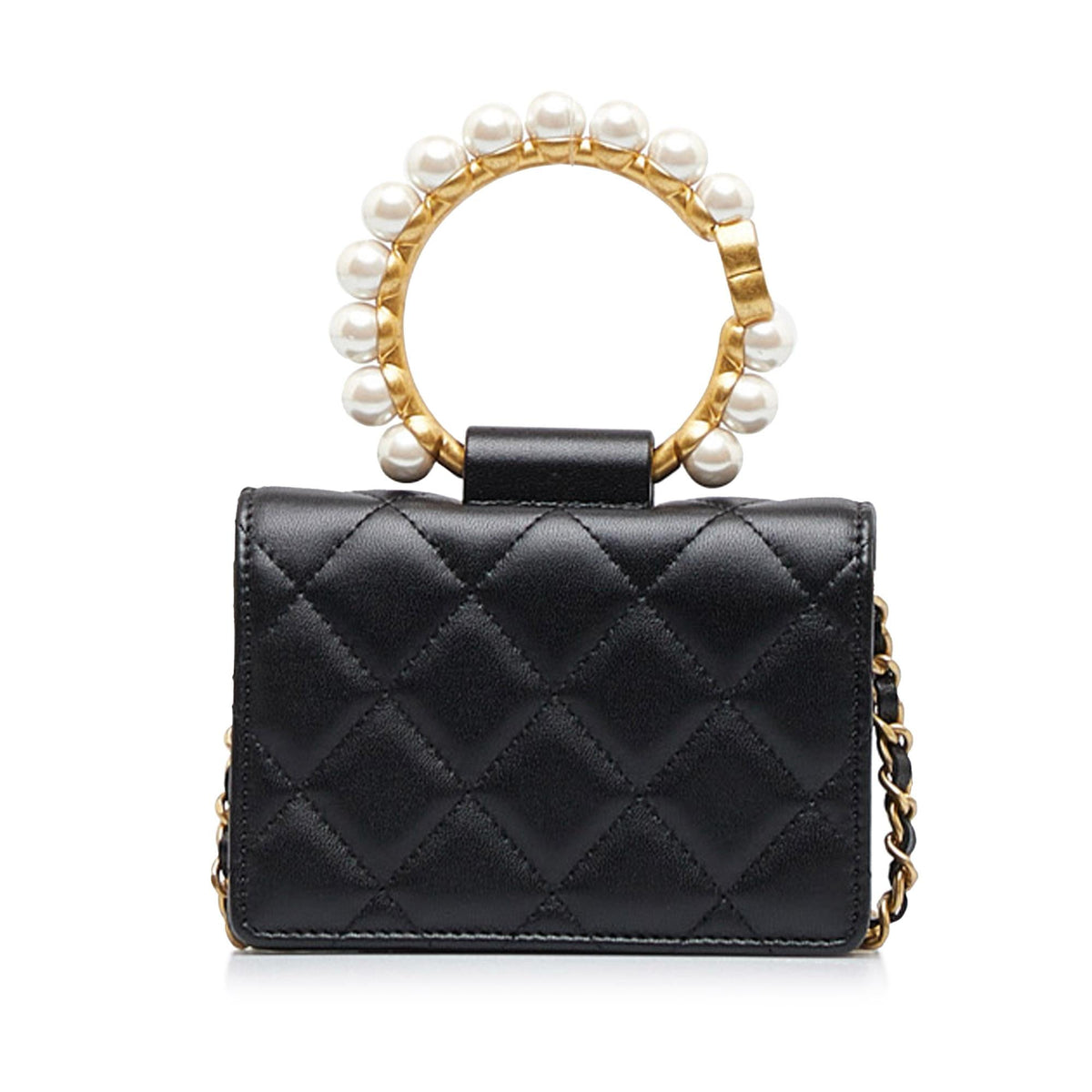 Chanel Pearl Crown Clutch On Chain (SHG-AvIaAb)