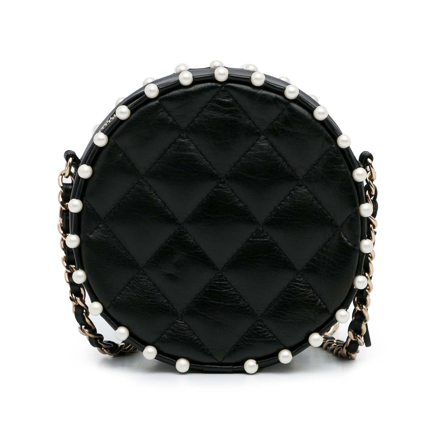 Chanel Pearl Round As Earth Crossbody Bag (SHG-294XSW)