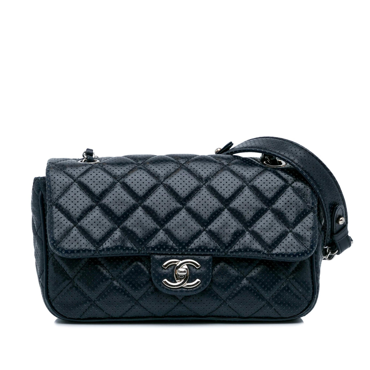 Chanel Perforated Classic Mini Rectangular Flap (SHG-y2Z0bs)