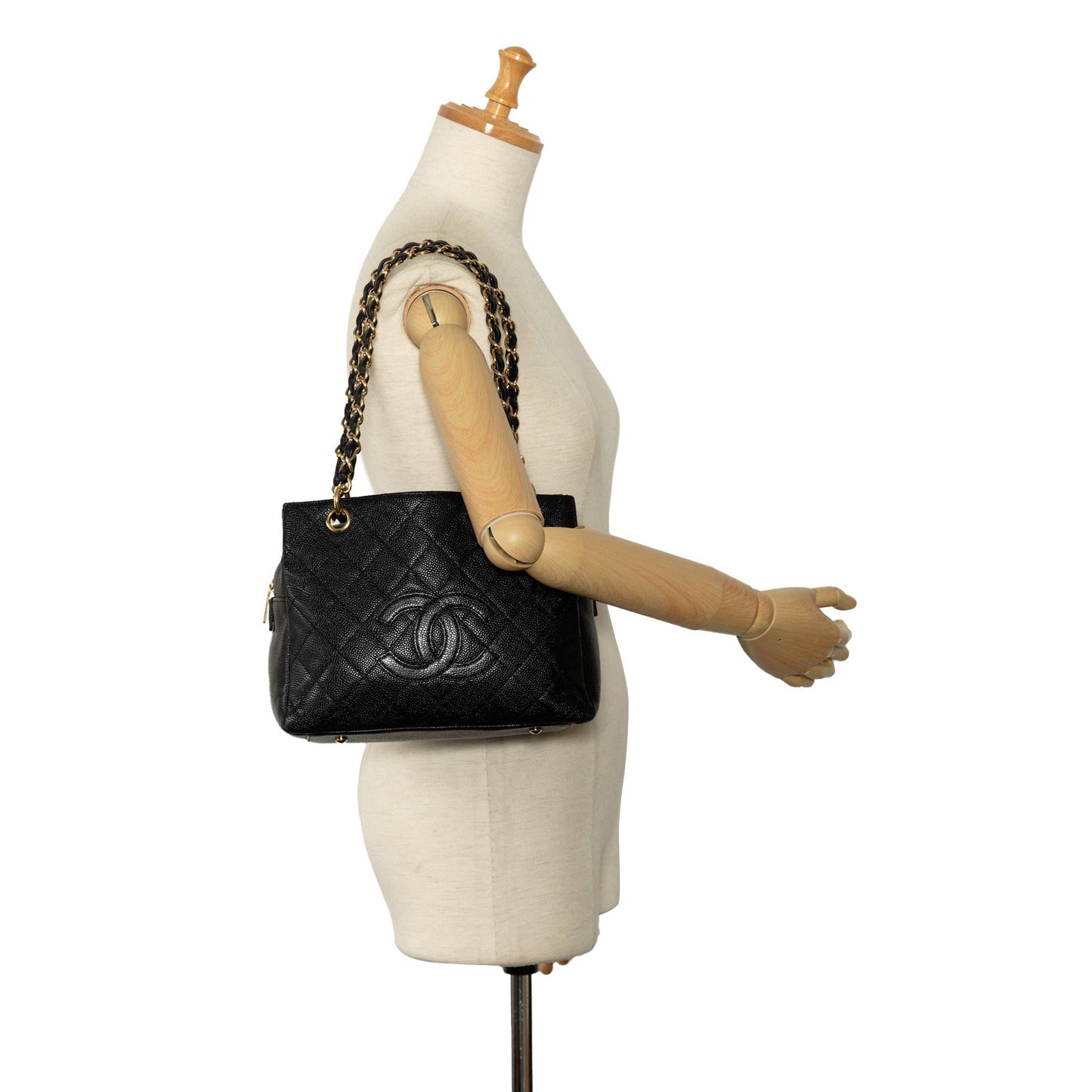 Chanel Petite Caviar Timeless Tote (SHG-xAETD6)