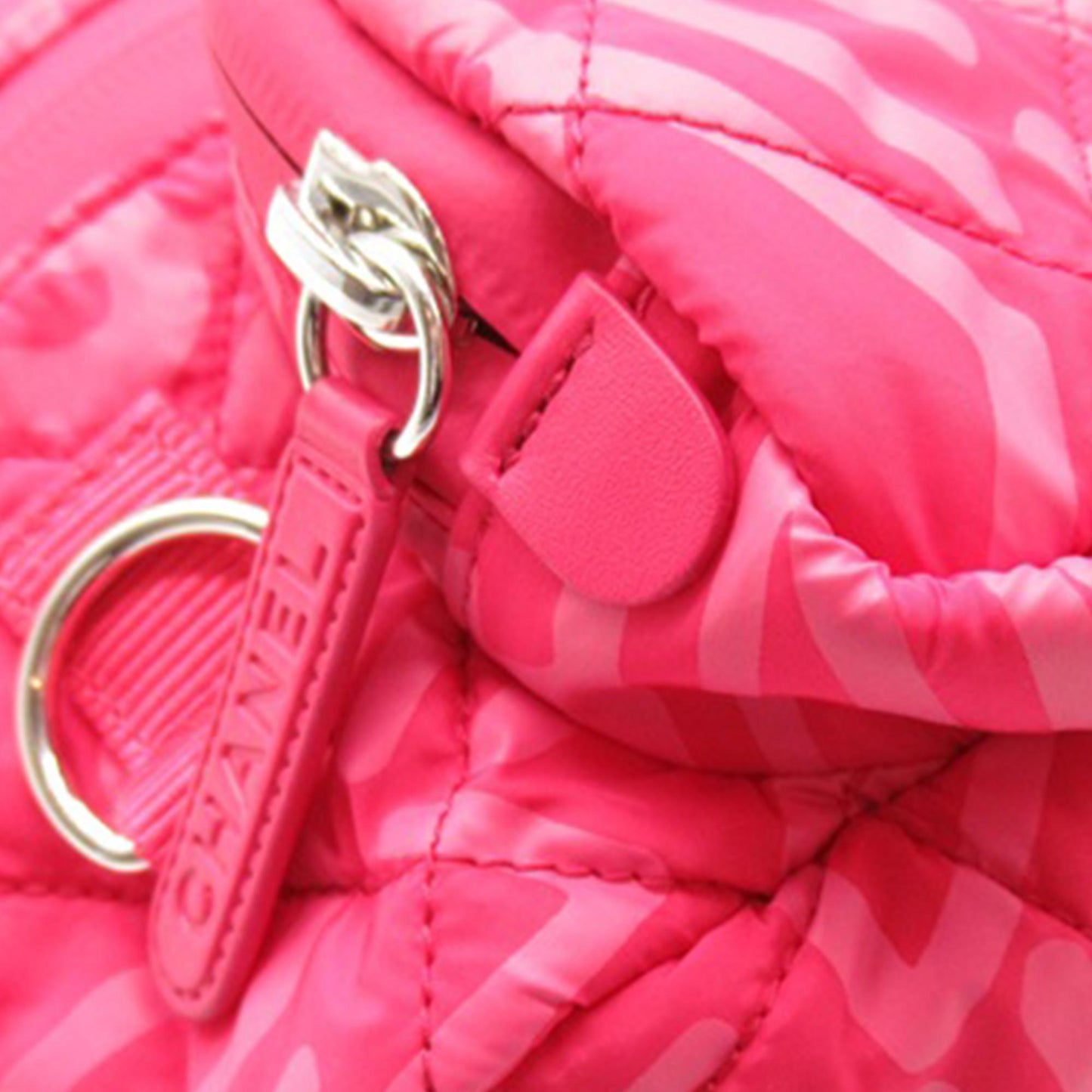 Chanel Printed Nylon Coco Neige Convertible Backpack (SHG-iSeoxZ)