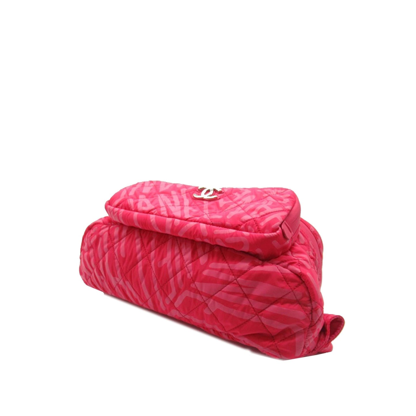 Chanel Printed Nylon Coco Neige Convertible Backpack (SHG-jOLz7R)