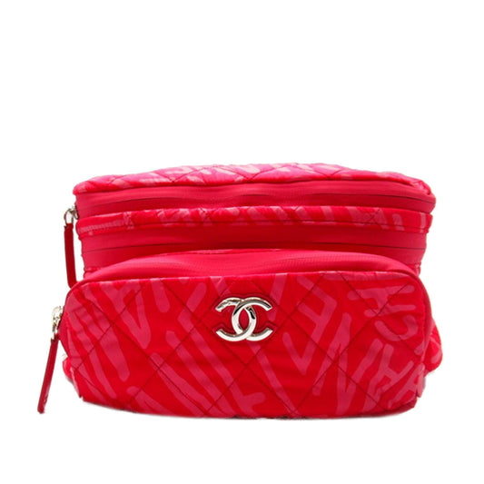 Chanel Printed Nylon Coco Neige Convertible Backpack (SHG-jOLz7R)