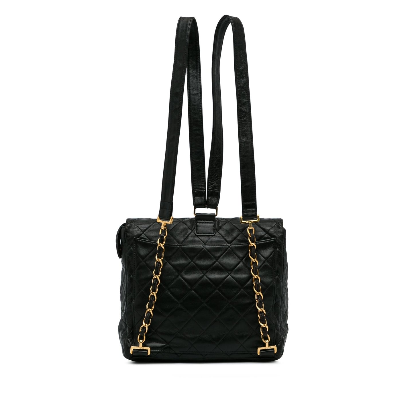 Chanel Quilted CC Flap Backpack