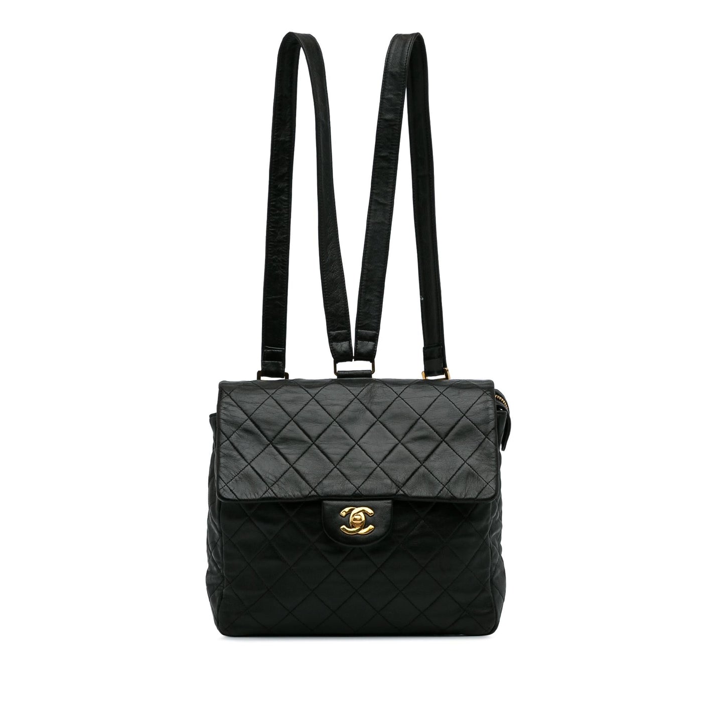 Chanel Quilted CC Flap Backpack