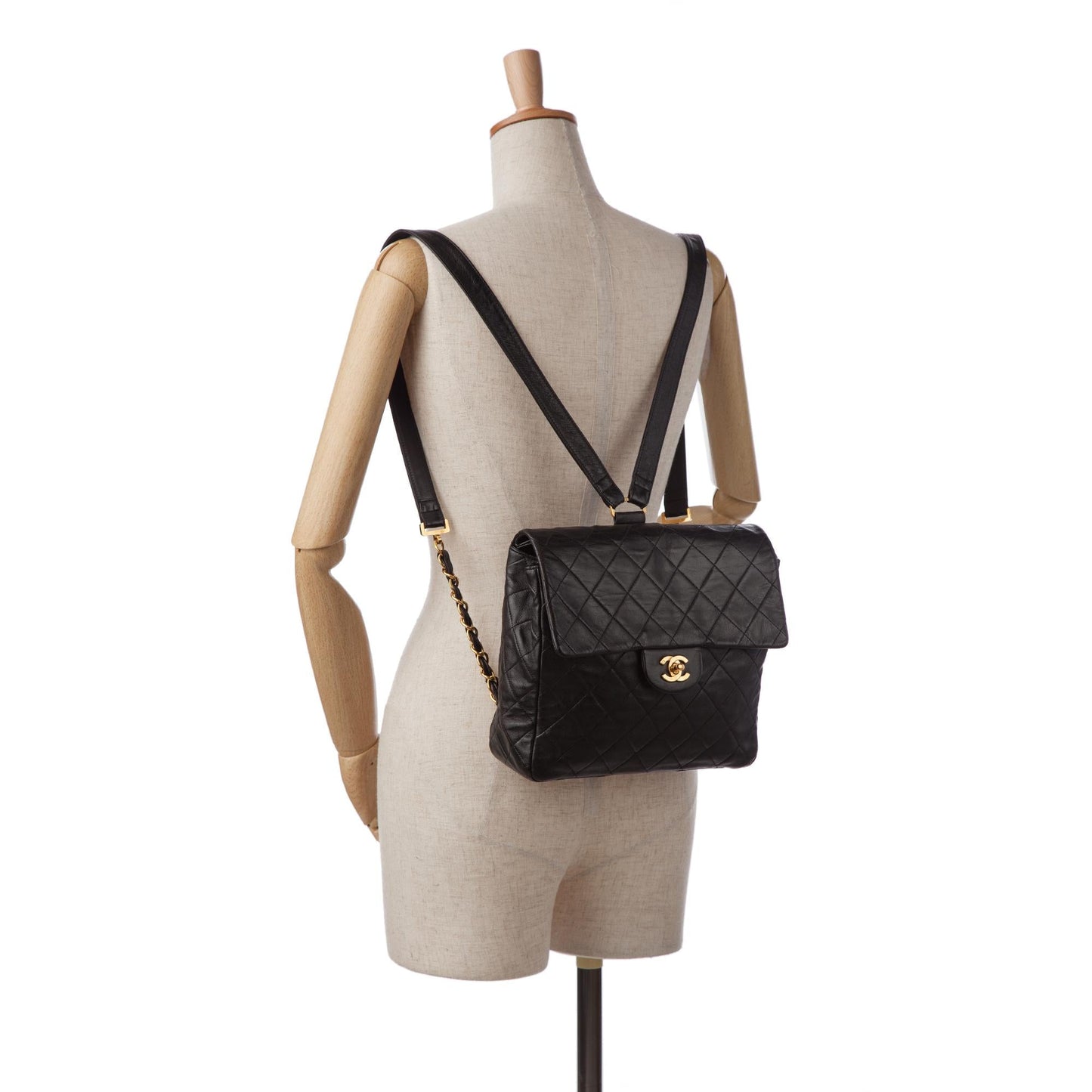 Chanel Quilted CC Flap Backpack