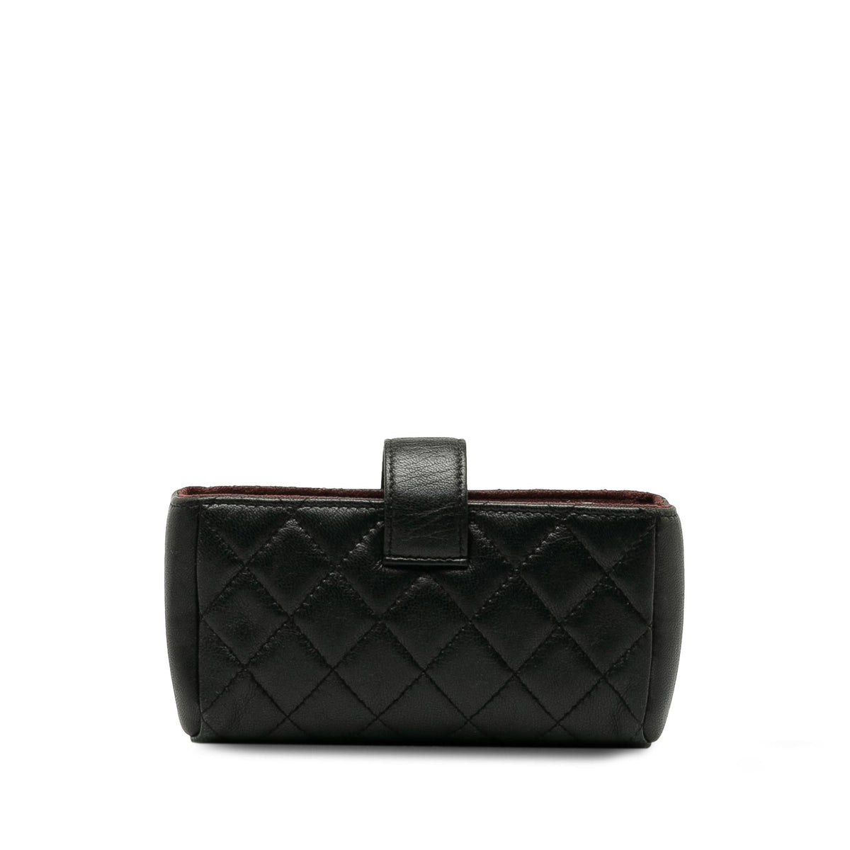 Chanel Quilted CC O-Phone Holder Pouch (SHG-B2GsBV)