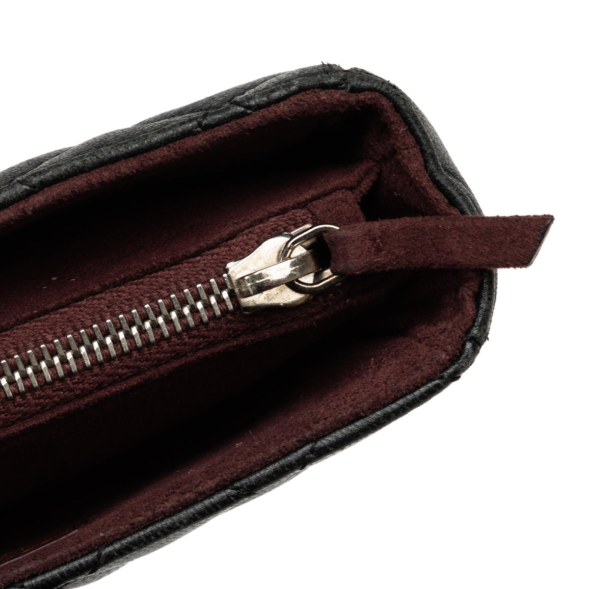 Chanel Quilted CC O-Phone Holder Pouch (SHG-B2GsBV)