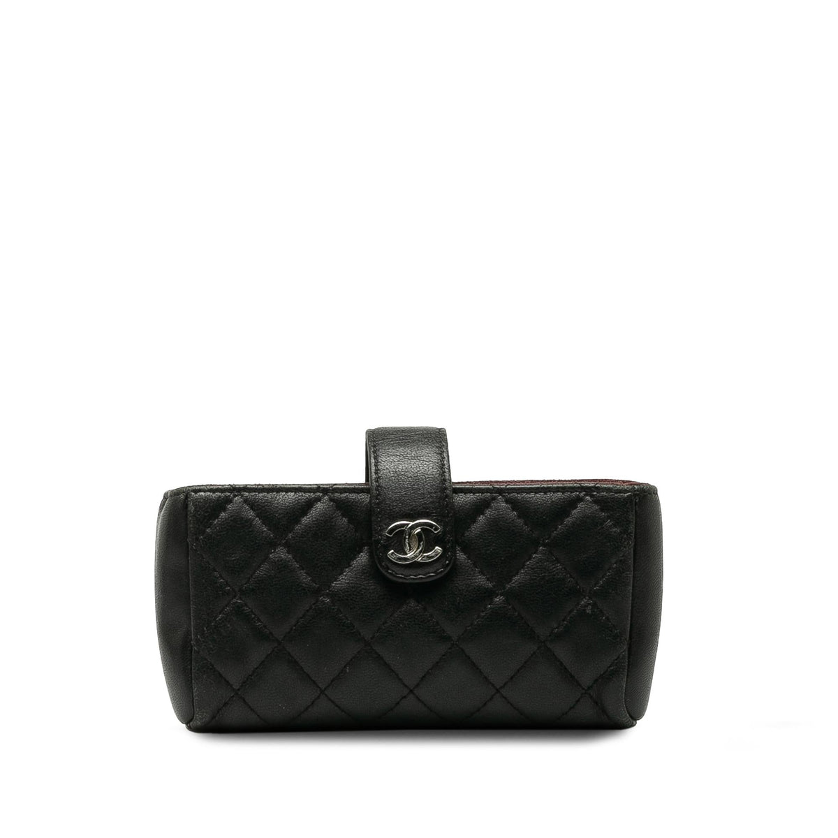 Chanel Quilted CC O-Phone Holder Pouch (SHG-B2GsBV)