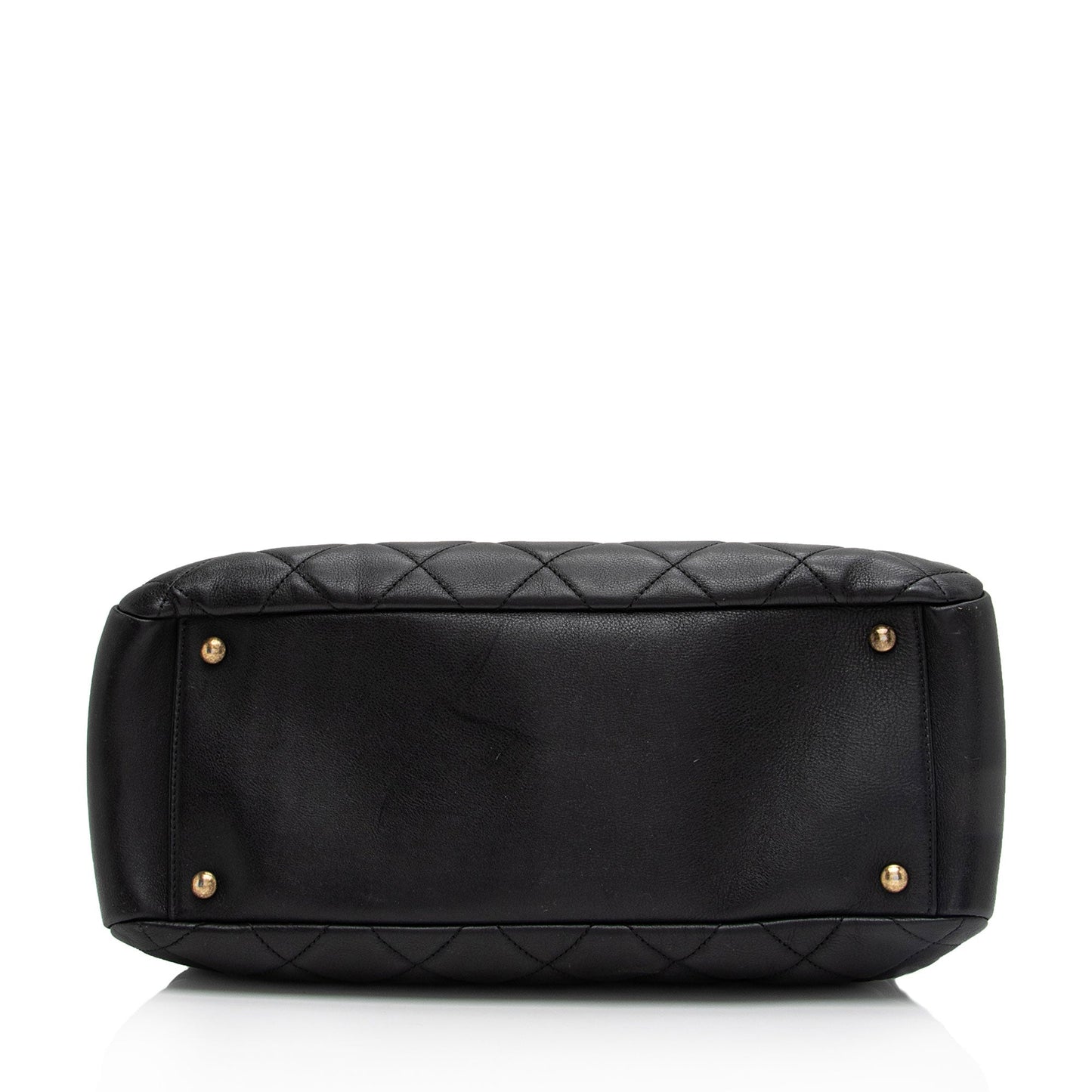 Chanel Quilted Calfskin CC Crown Small Tote (SHF-bToVAu)