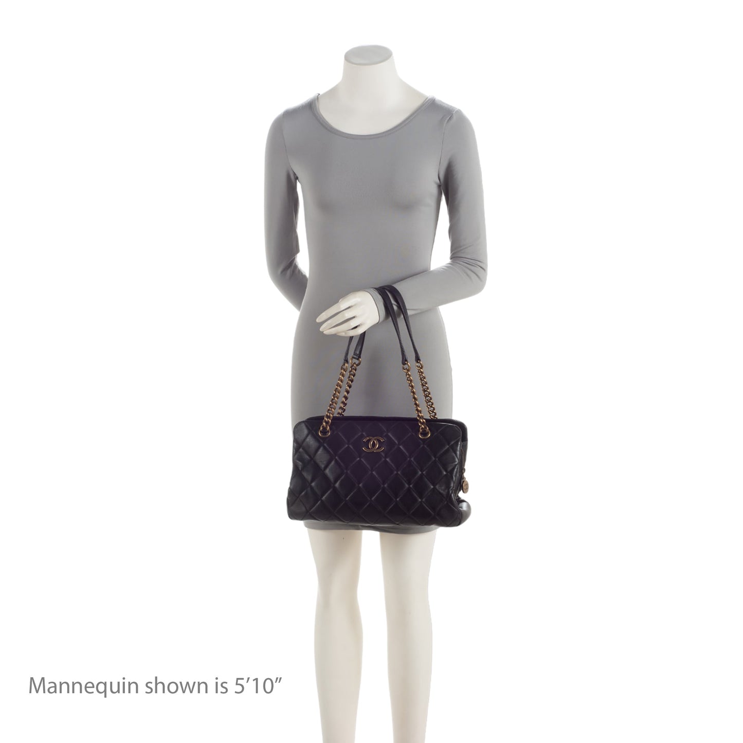 Chanel Quilted Calfskin CC Crown Small Tote (SHF-bToVAu)