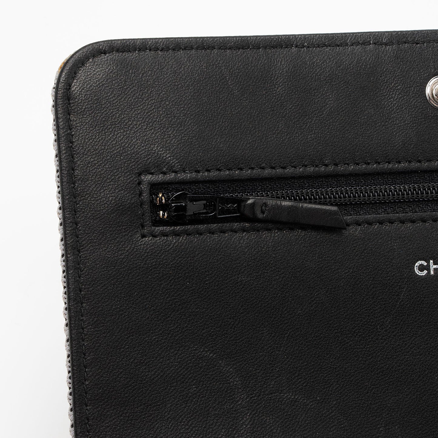 Chanel Quilted Canvas Fluo Boy Wallet on Chain (SHF-jXYUuG)