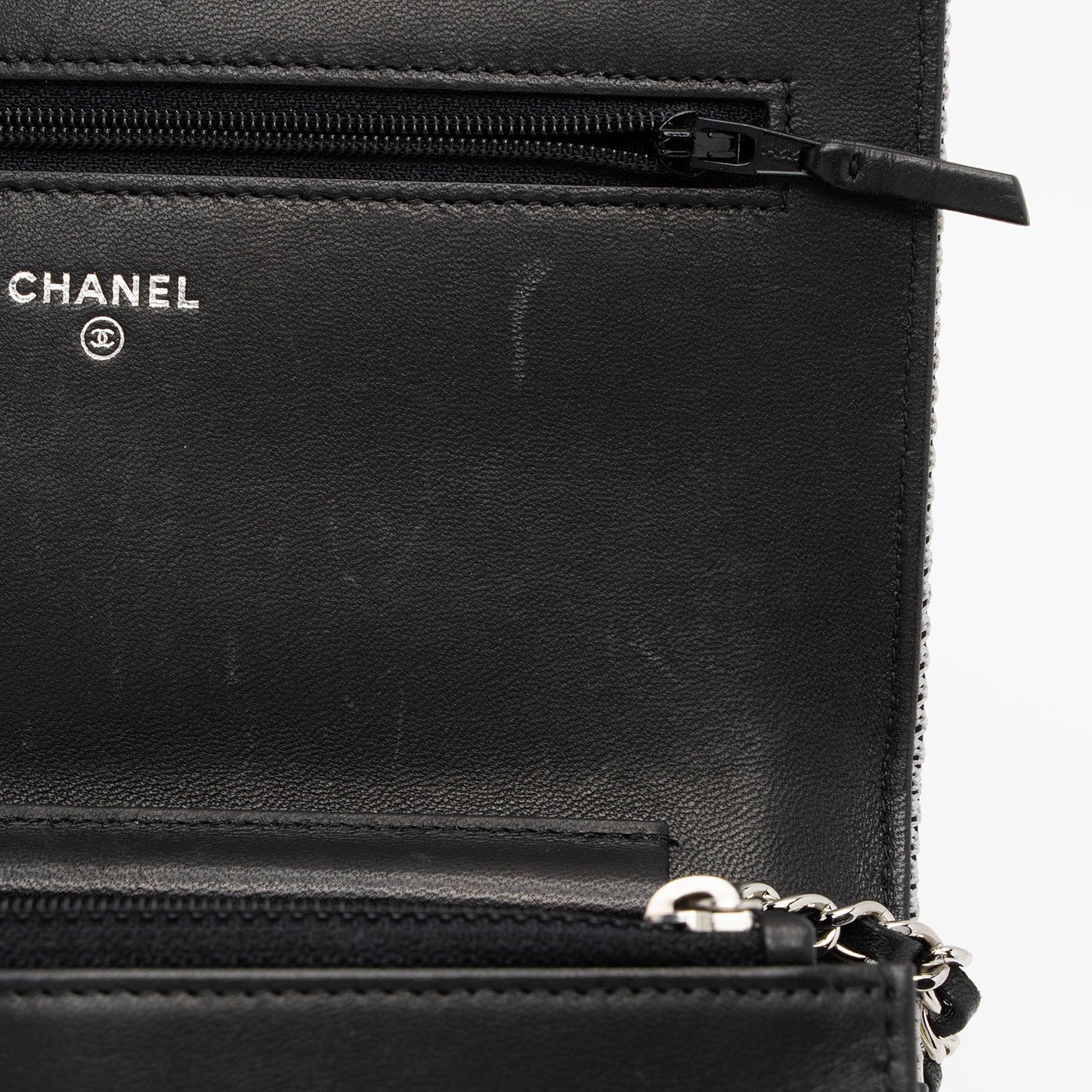 Chanel Quilted Canvas Fluo Boy Wallet on Chain (SHF-jXYUuG)