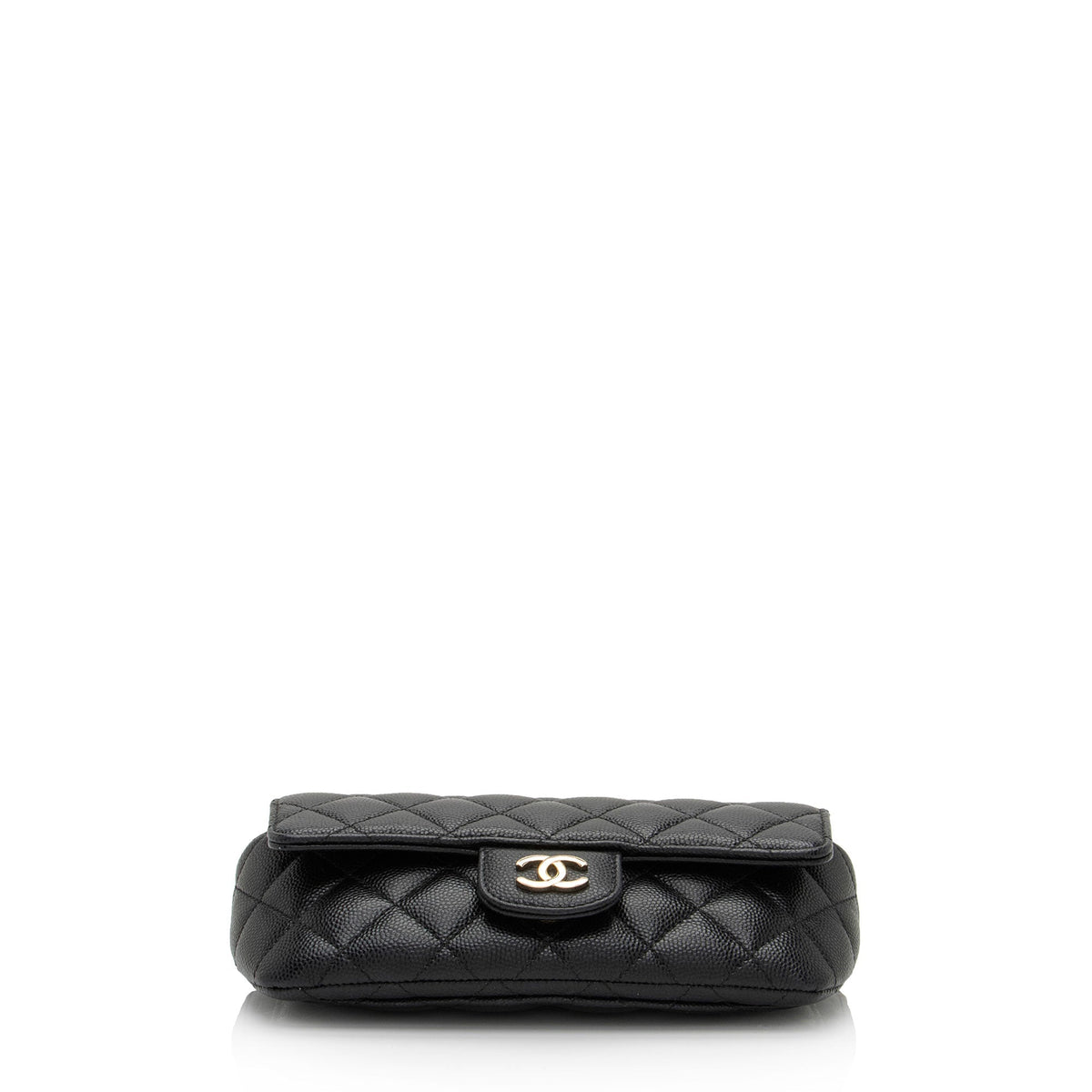 Chanel Quilted Caviar Leather Mini Chain Bag (SHF-gYvxkq)