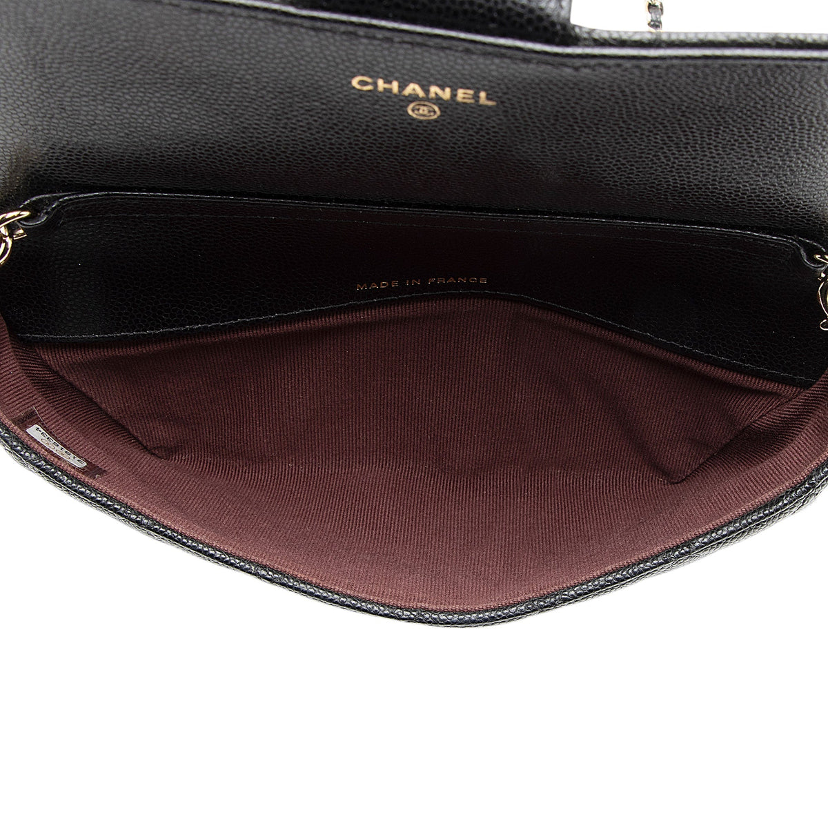 Chanel Quilted Caviar Leather Mini Chain Bag (SHF-gYvxkq)
