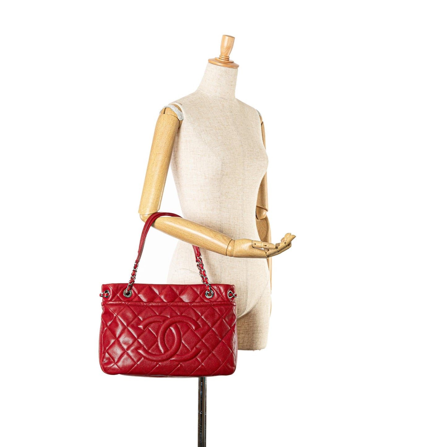 Chanel Quilted Caviar Soft Shopper Tote (SHG-PWiTte)