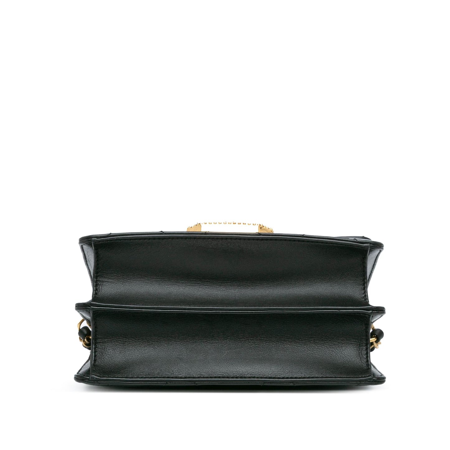 Chanel Quilted Lambskin Octagonal Buckle Crossbody (SHG-Wx3udA)