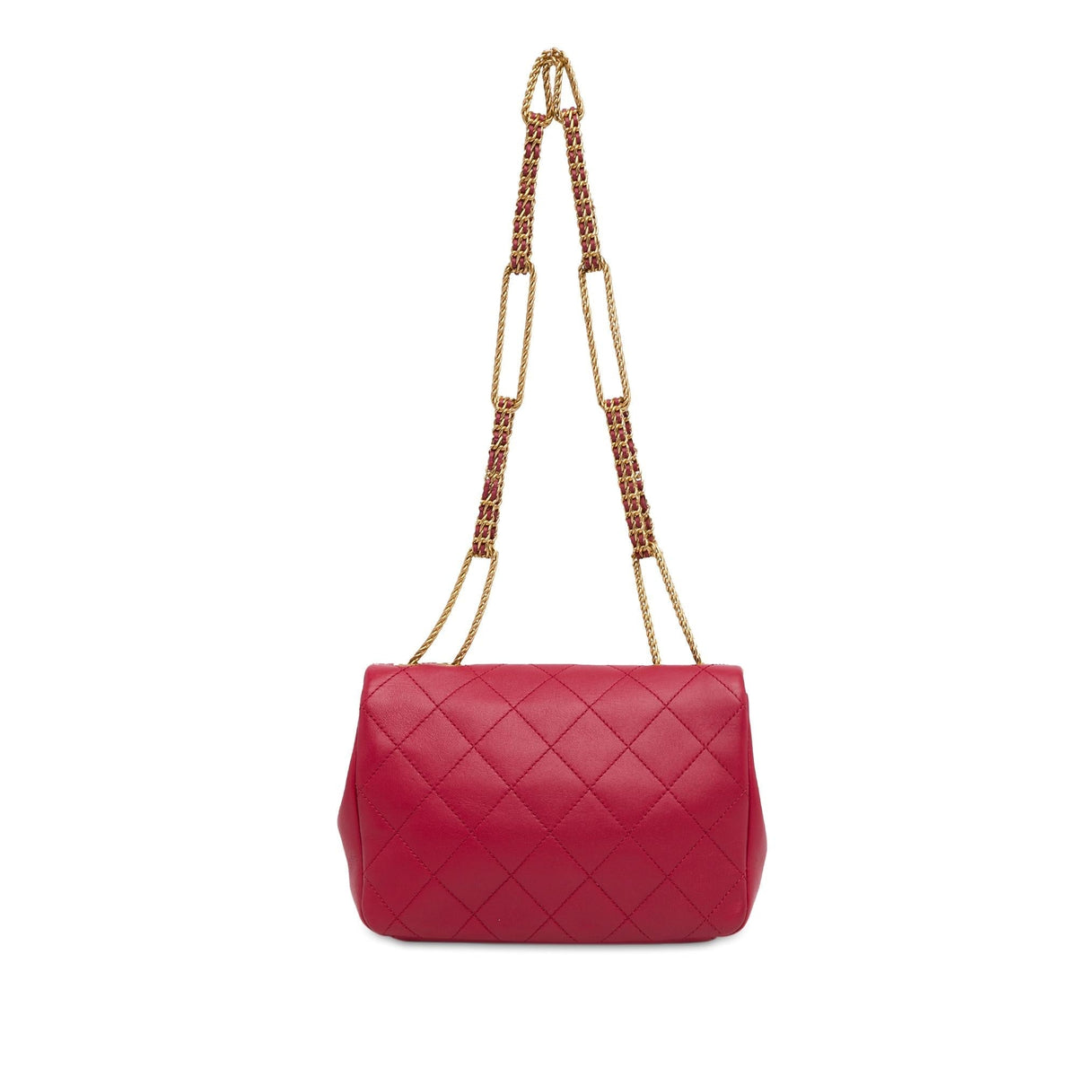 Chanel Quilted Lambskin On And On Flap (SHG-5I6smG)
