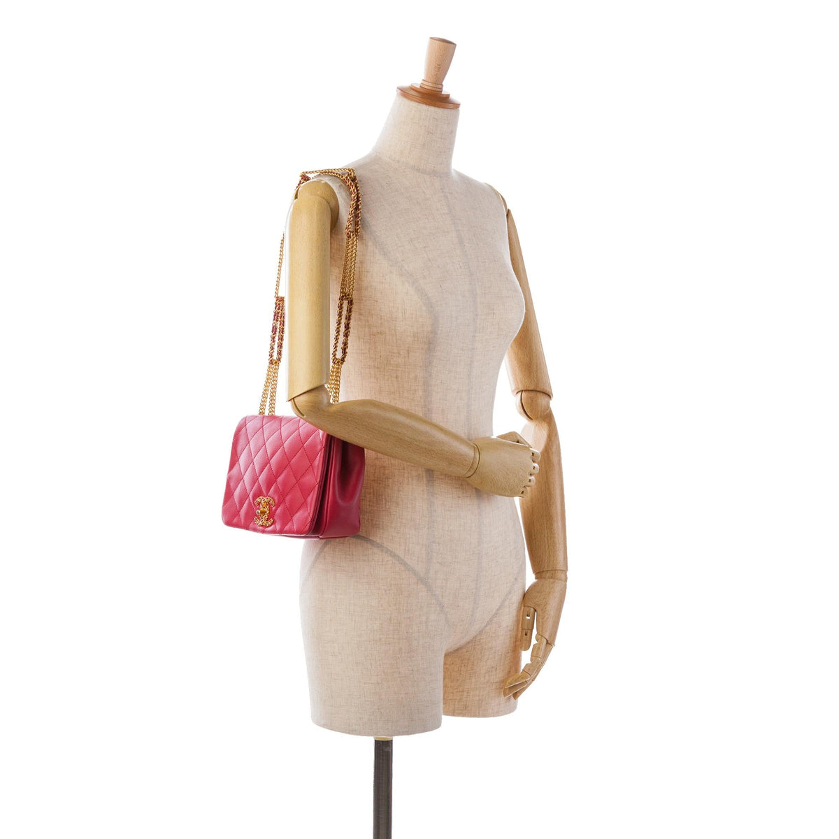 Chanel Quilted Lambskin On And On Flap (SHG-5I6smG)