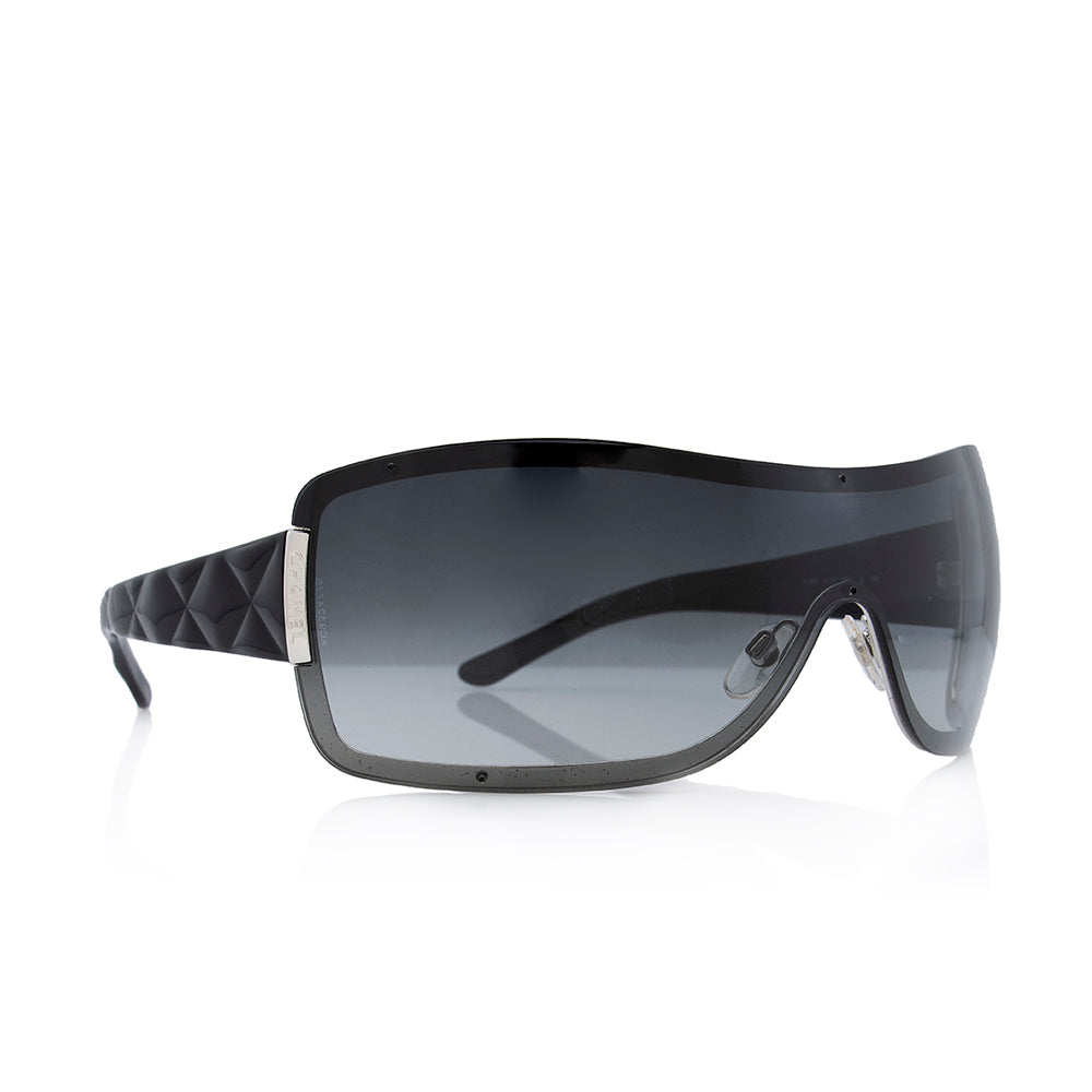 Chanel Quilted Shield Sunglasses (SHF-21502)