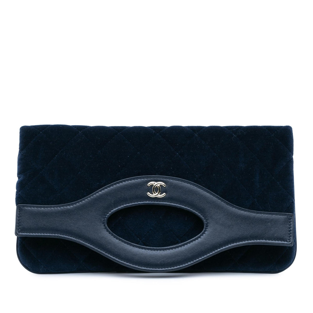 Chanel Quilted Velvet 31 Clutch (SHG-EGJxIe)