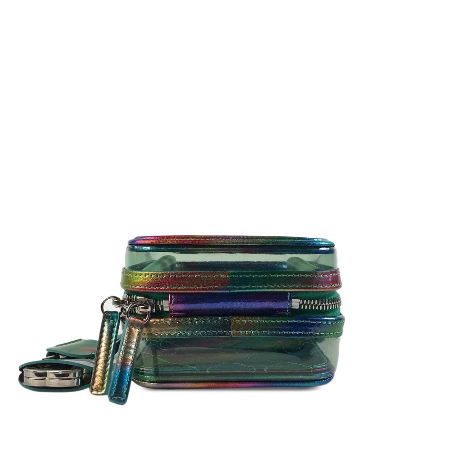 Chanel Rainbow PVC CC Filigree Vertical Vanity Case (SHG-4NUtsV)
