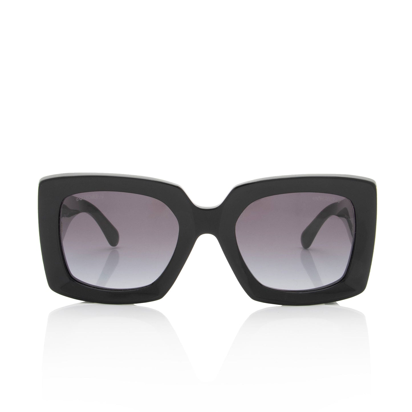 Chanel CC Oversize Rectangle Sunglasses (SHF-4WIMnf)