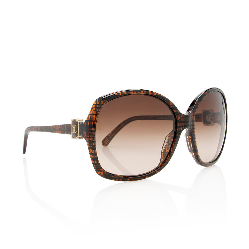 Chanel Oversized Ribbon Sunglasses (SHF-17700)