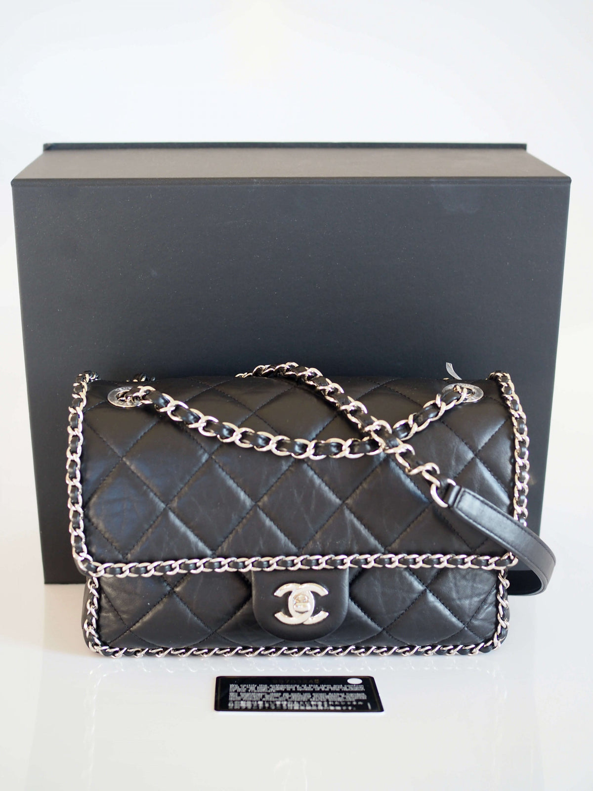 CHANEL RUNNING CHAIN AROUND FLAP BAG MEDIUM