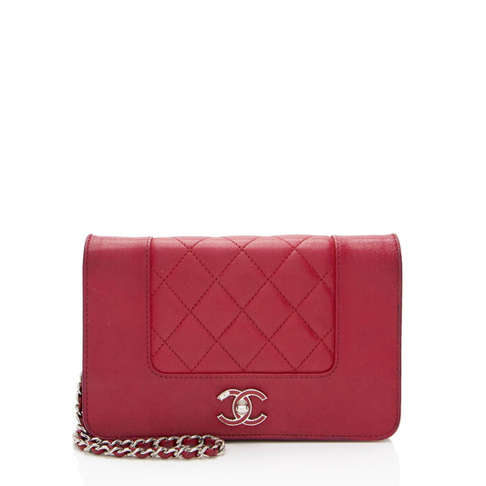 Chanel Sheepskin Mademoiselle Vintage Wallet on Chain (SHF-y6Nl1K)
