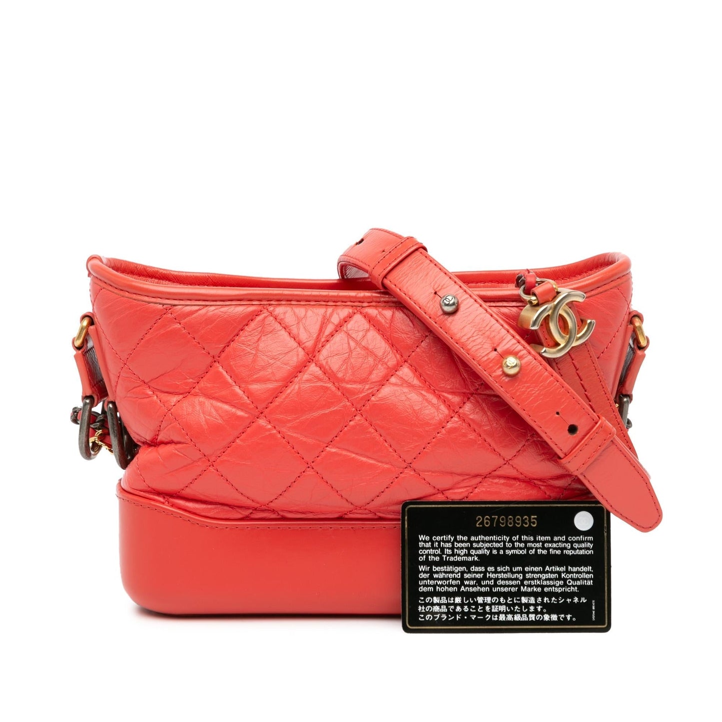 Chanel Small Aged Calfskin Gabrielle Crossbody (SHG-rSeWzT)